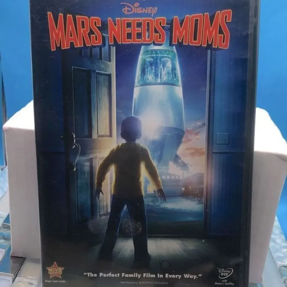 Disneys “Mars Need Moms” DVD Great Family Movie Like New